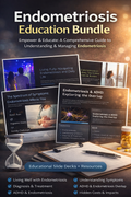 Endometriosis Education Bundle (PDF Guides) | Pain, Symptoms and ready for handling